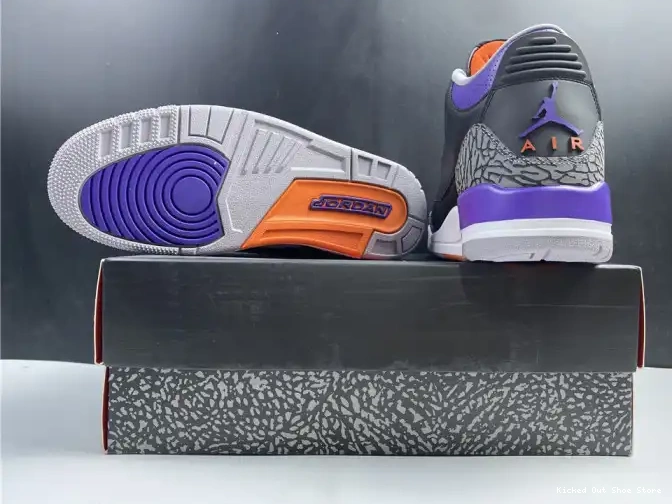 Kicked Out Shoe Store Jordan Black 3 Purple Retro Air 050 Court CT8532 0521